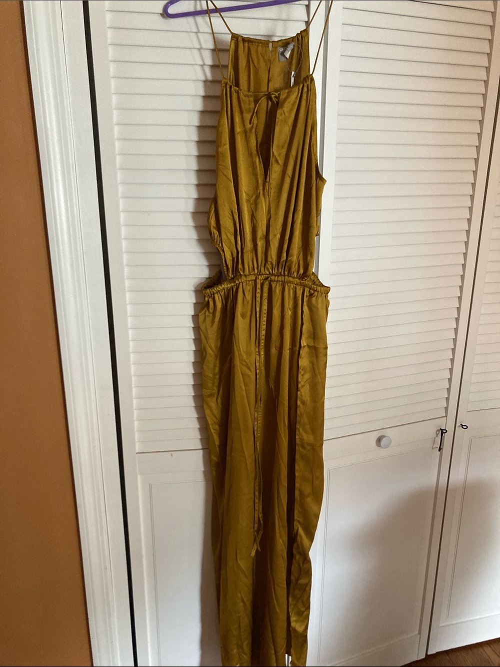 ASOS Gold Coverup Dress Size 8 NWT
